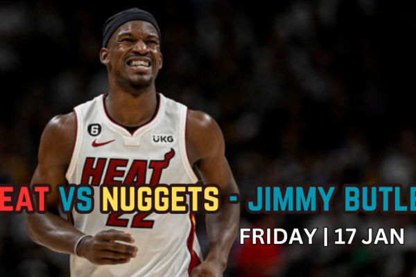 Discontented Heat star Jimmy Butler returns to play against the Nuggets.