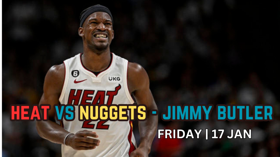 Discontented Heat star Jimmy Butler returns to play against the Nuggets.