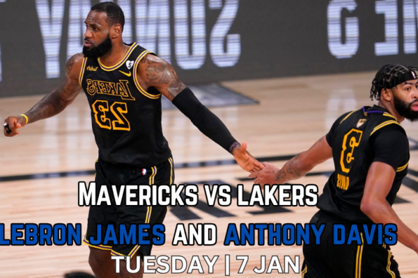 The Mavericks will be without LeBron James and Anthony Davis for their matchup