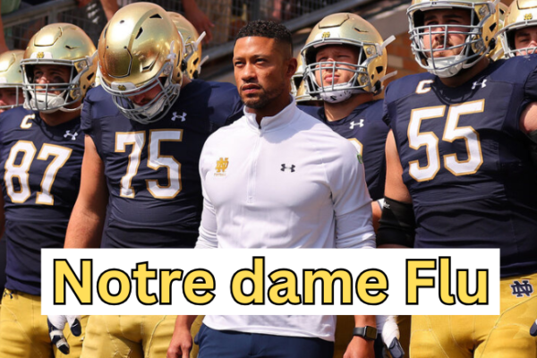 Several Notre Dame football players are reportedly impacted by a flu virus.