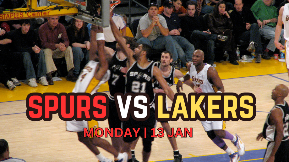 Forecast, Lines, and Picks for Today's 01/13/25 San Antonio Spurs vs. Los Angeles Lakers Game