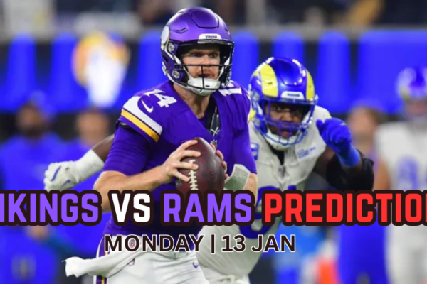 Predictions, Selections, and Optimal Wagers for the NFL Wild Card Round: Vikings vs. Rams