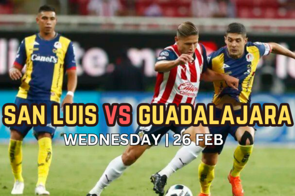 Atletico San Luis versus Chivas Liga MX match