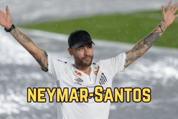 Neymar's debut with Santos