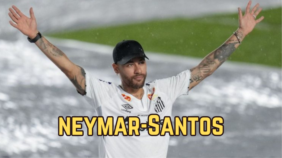 Neymar's debut with Santos