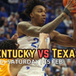 The College Basketball Game Between Kentucky and Texas This Evening: My Picks and the Odds